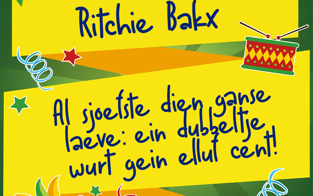 Al sjoefste dien ganse laeve: ein dubbeltje wurt gein elluf cent!