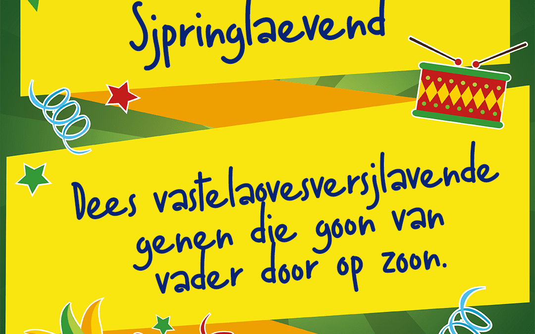 Dees vastelaovesversjlavende genen die goon van vader door op zoon.