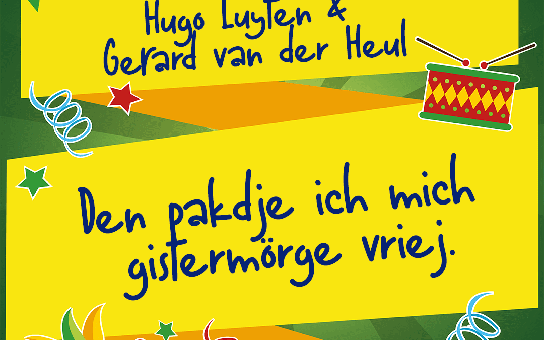 Den pakdje ich mich gistermörge vriej.