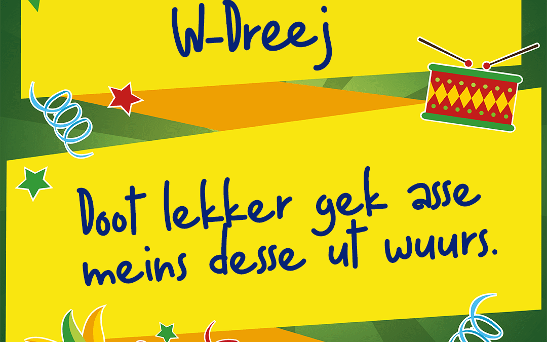 Doot lekker gek asse meins desse ut wuurs.