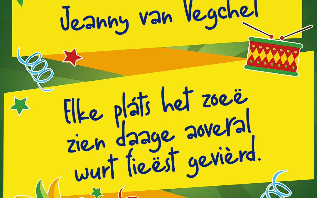 Elke pláts het zoeë zien daage, aoveral wurt fieëst gevièrd.