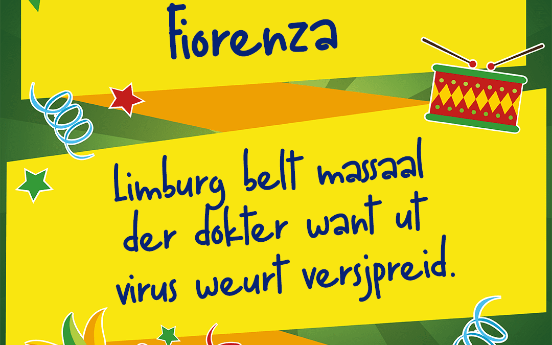 Limburg belt massaal der dokter, want ut virus weurt versjpreid.