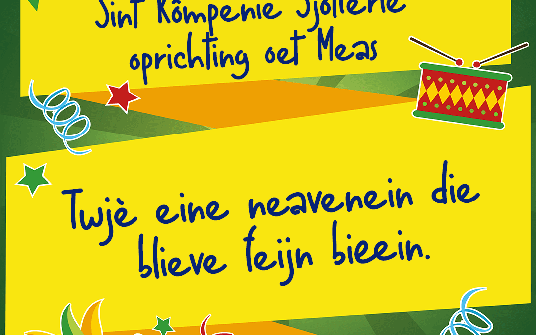 Twjè eine neavenein, die blieve feijn bieein.