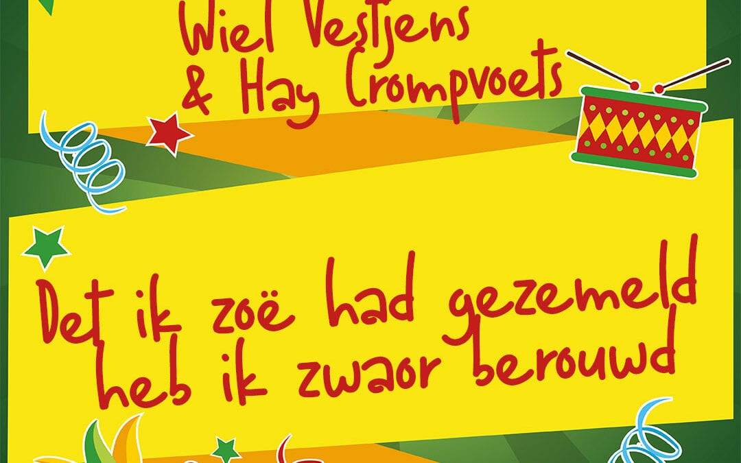Det ik zoë had gezemeld, heb ik zwaor berouwd
