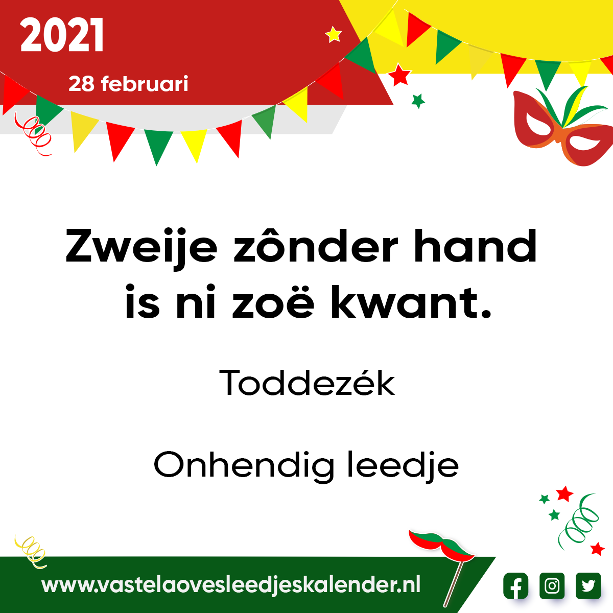 Zweije zônder hand is ni zoë kwant.