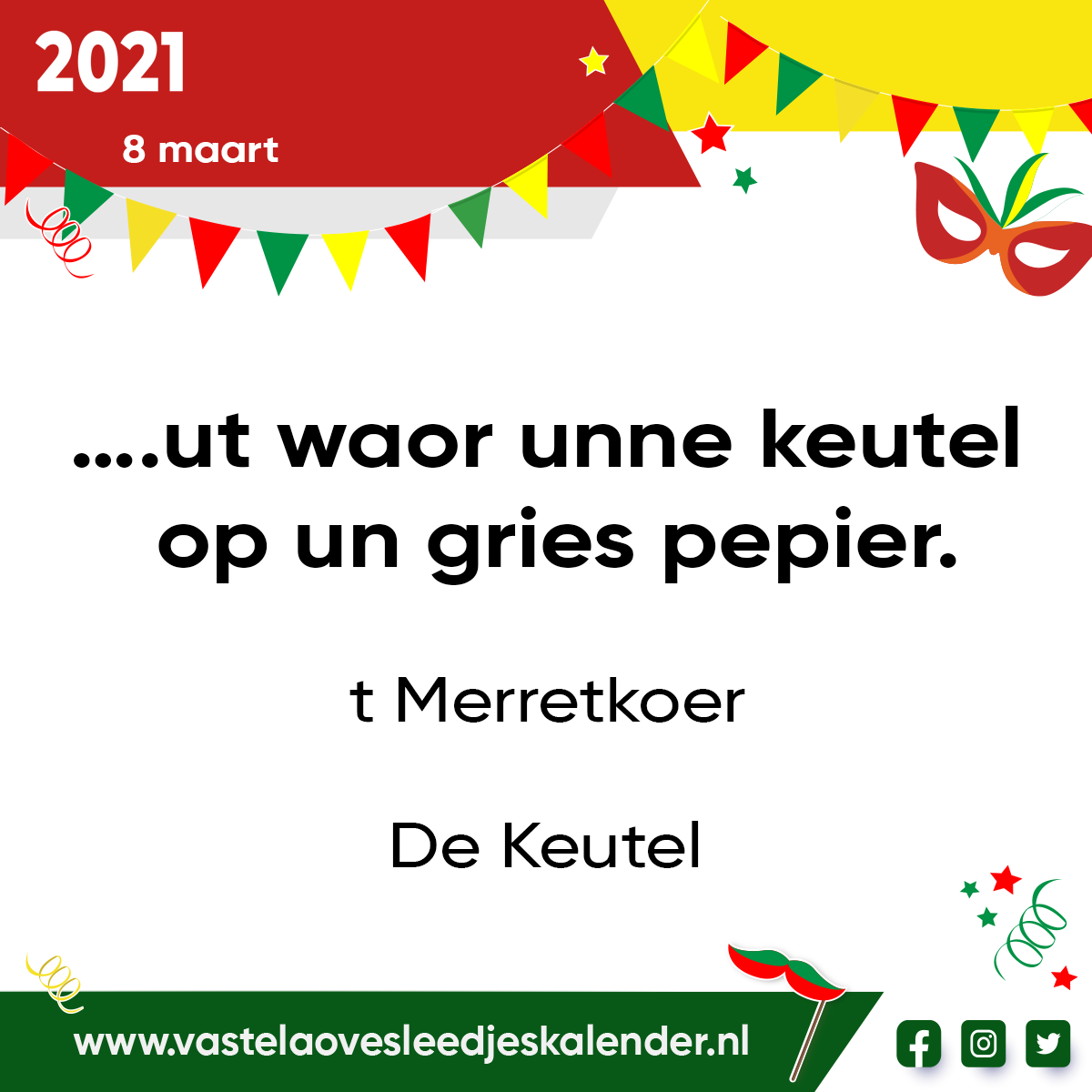 ….ut waor unne keutel op un gries pepier.