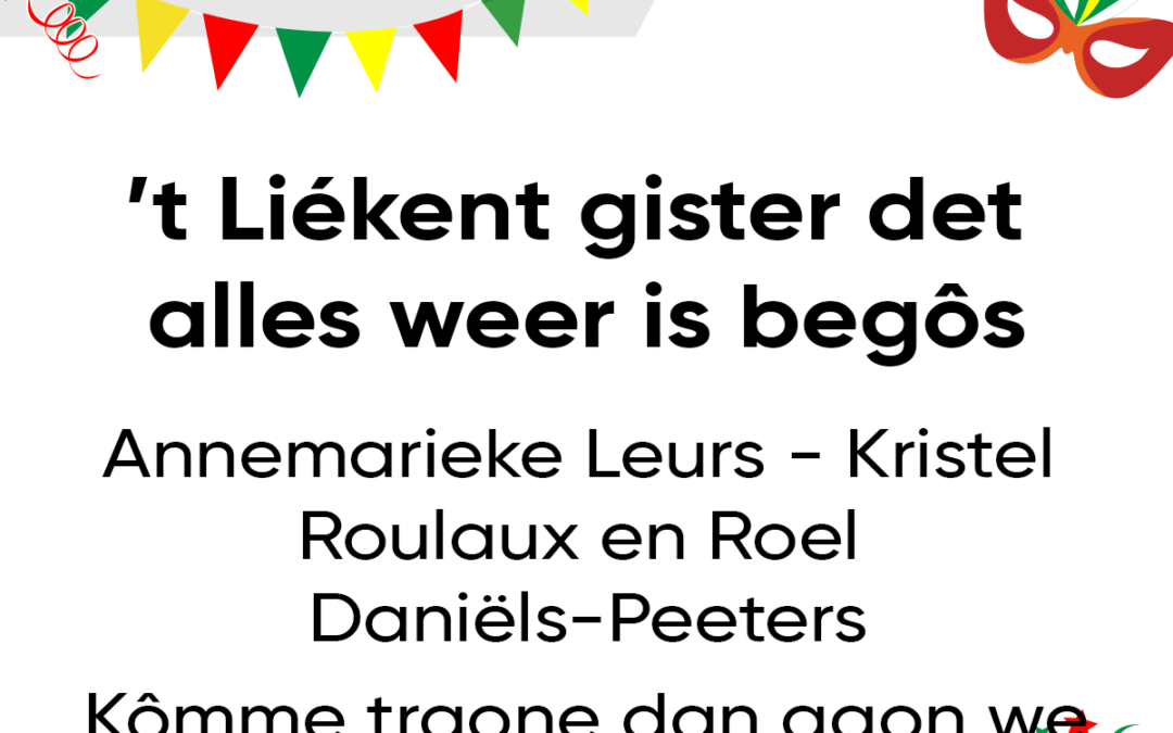 ’t LiÃ©kent gister det alles weer is begÃ´s