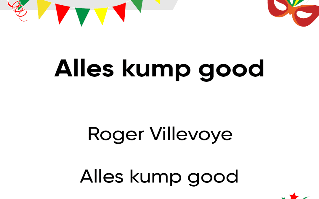 Alles kump good