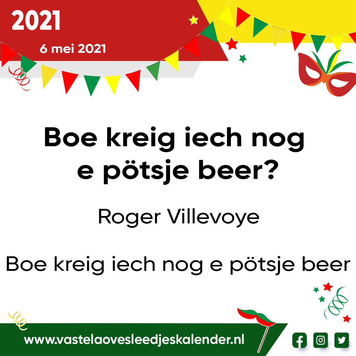 Boe kreig iech nog e pÃ¶tsje beer?