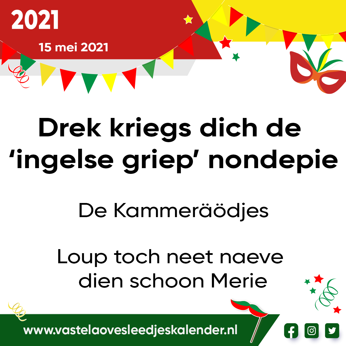 Drek kriegs dich de ‘ingelse griep’ nondepie