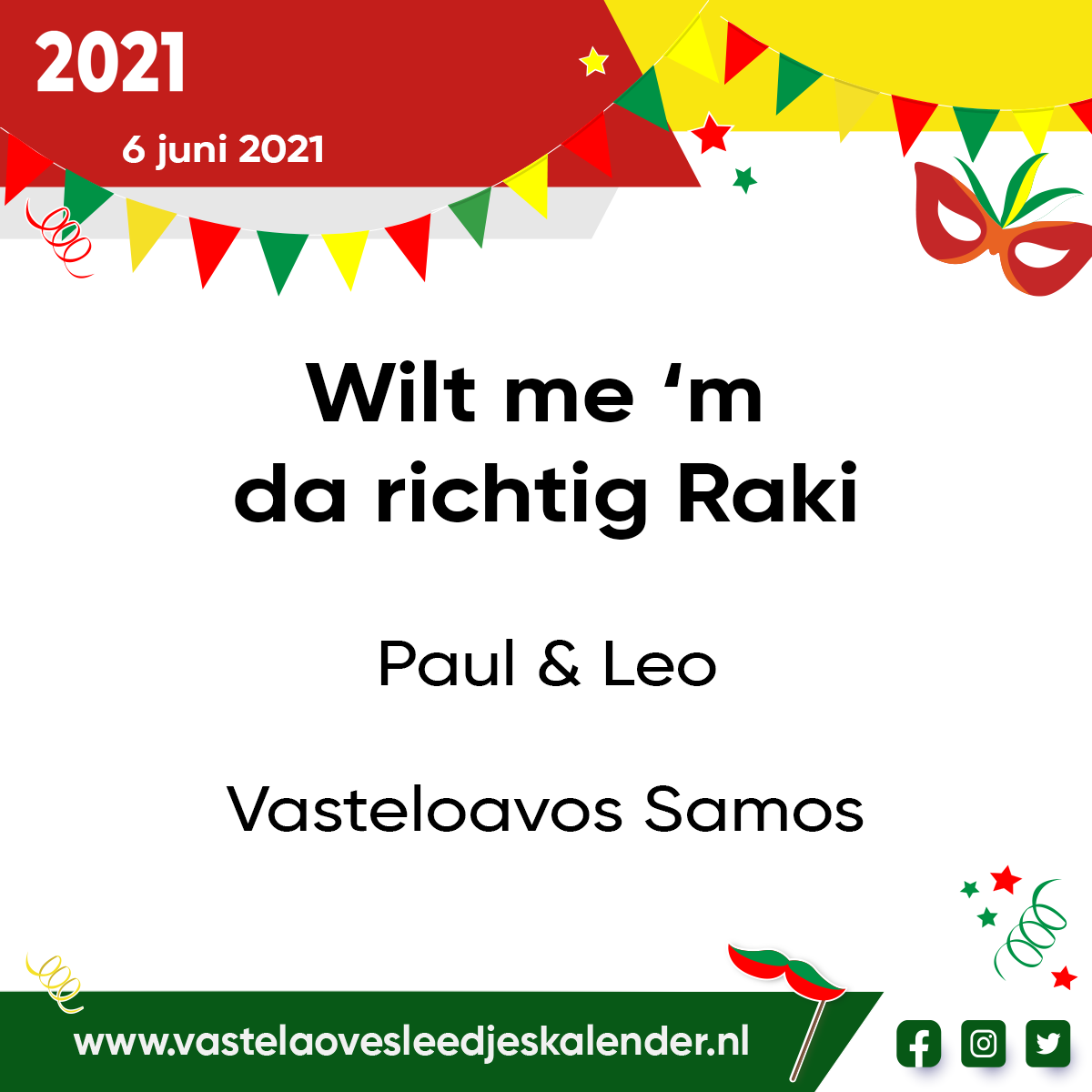 Wilt me ‘m da richtig Raki