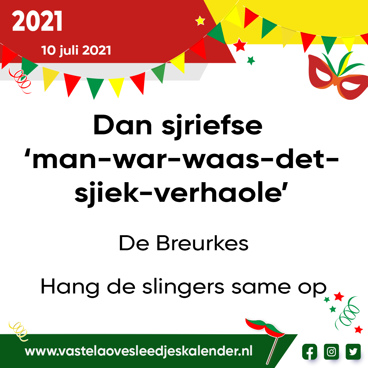 Dan sjriefse ‘man-war-waas-det-sjiek-verhaole’