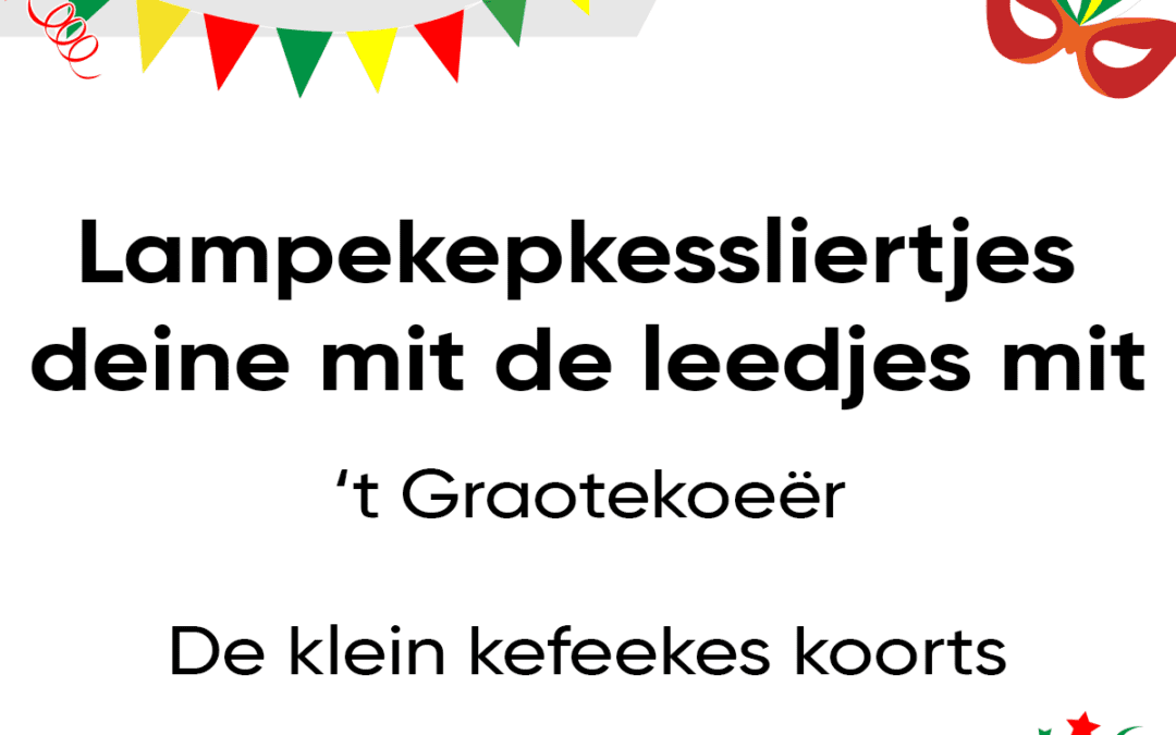 Lampekepkessliertjes deine mit de leedjes mit