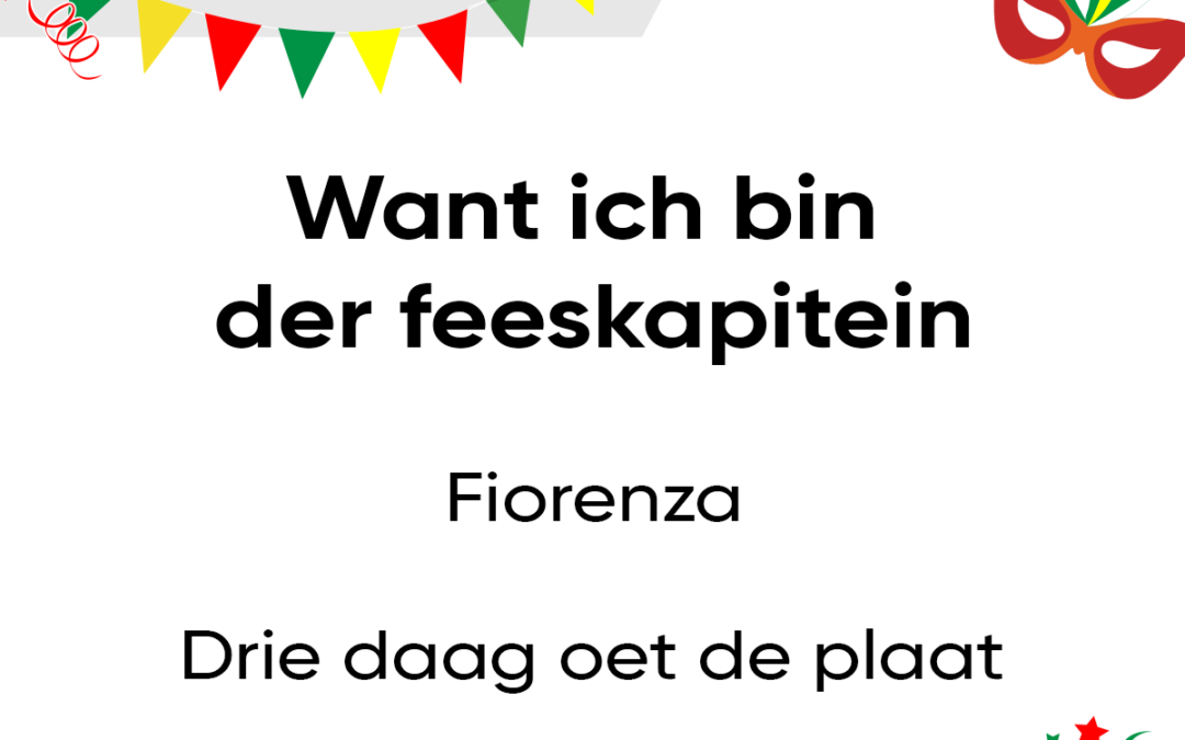 Want ich bin der feeskapitein