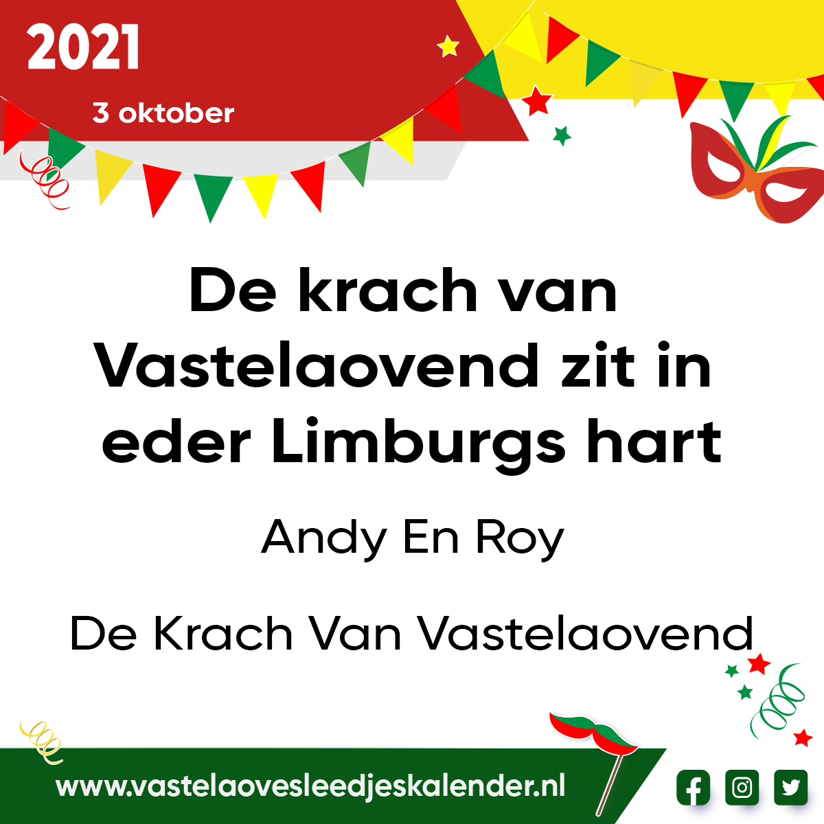 De krach van Vastelaovend zit in eder Limburgs hart