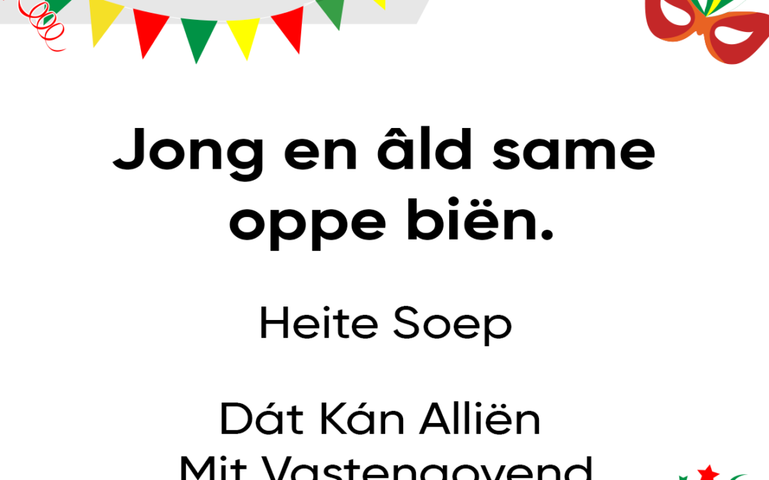 Jong en Ã¢ld, same oppe biÃ«n.