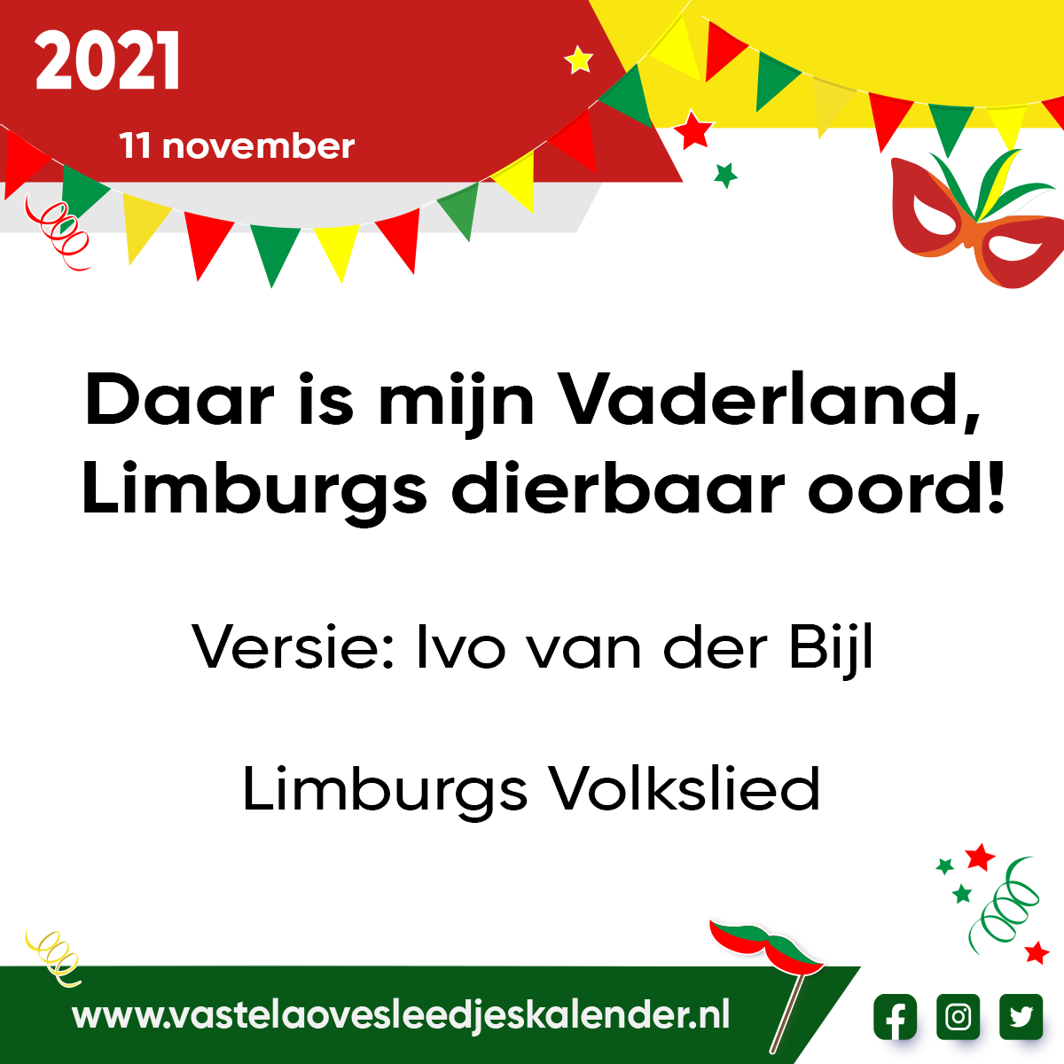 Daar is mijn Vaderland, Limburgs dierbaar oord!