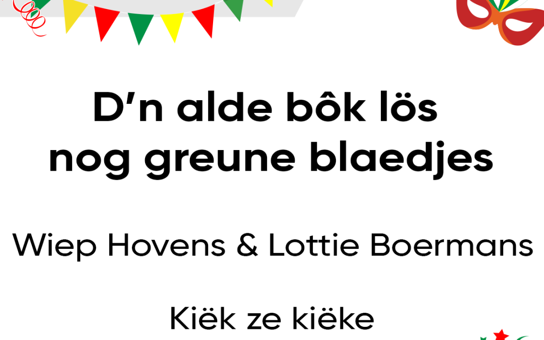 D’n alde bôk lös nog greune blaedjes