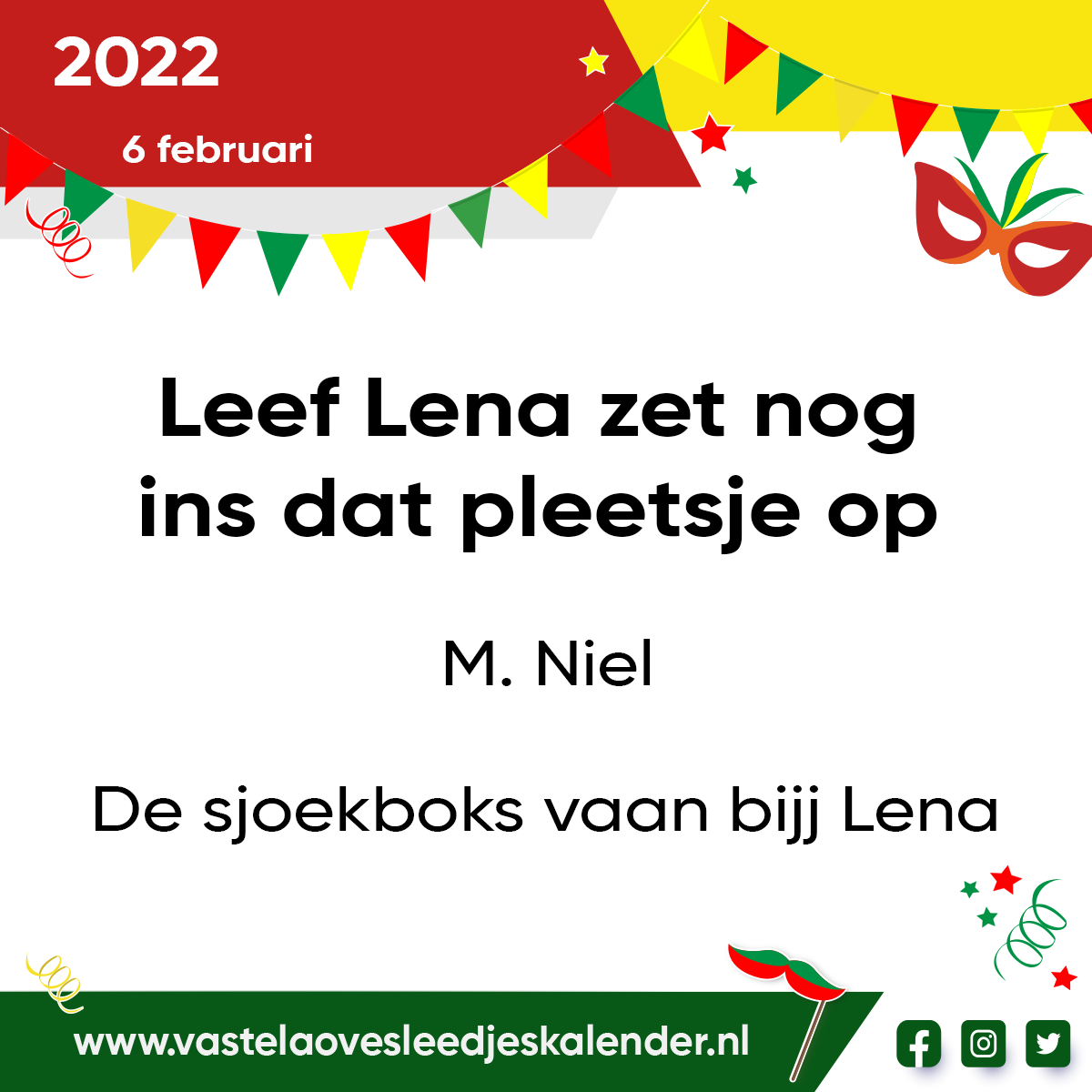 Leef Lena zet nog ins dat pleetsje op