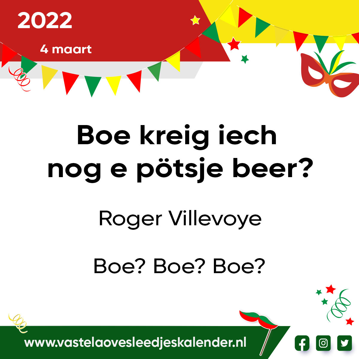 Boe kreig iech nog e pötsje beer?