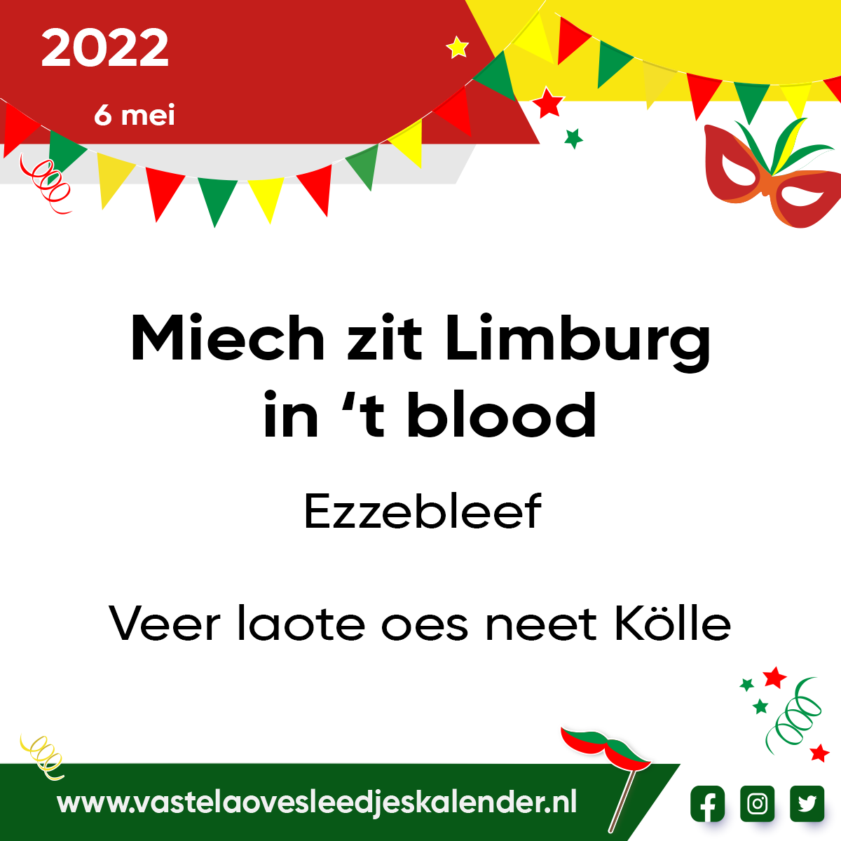 Miech zit Limburg in ’t blood