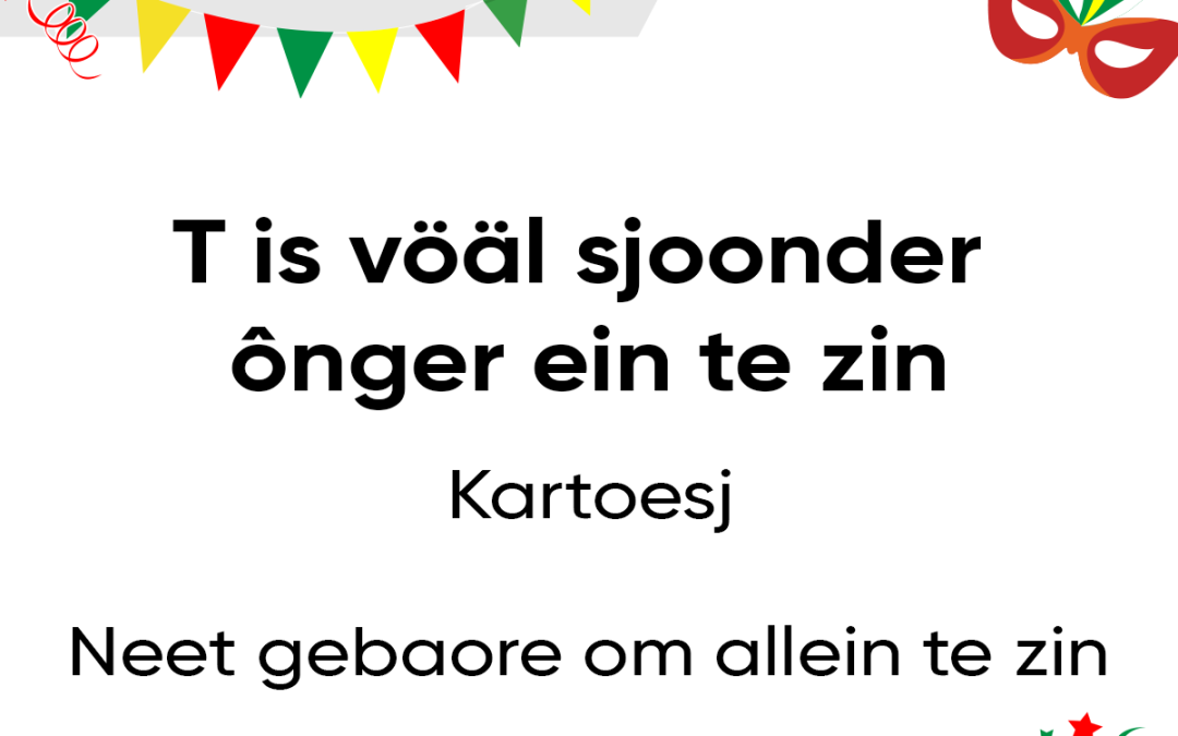 T is vöäl sjoonder ônger ein te zin