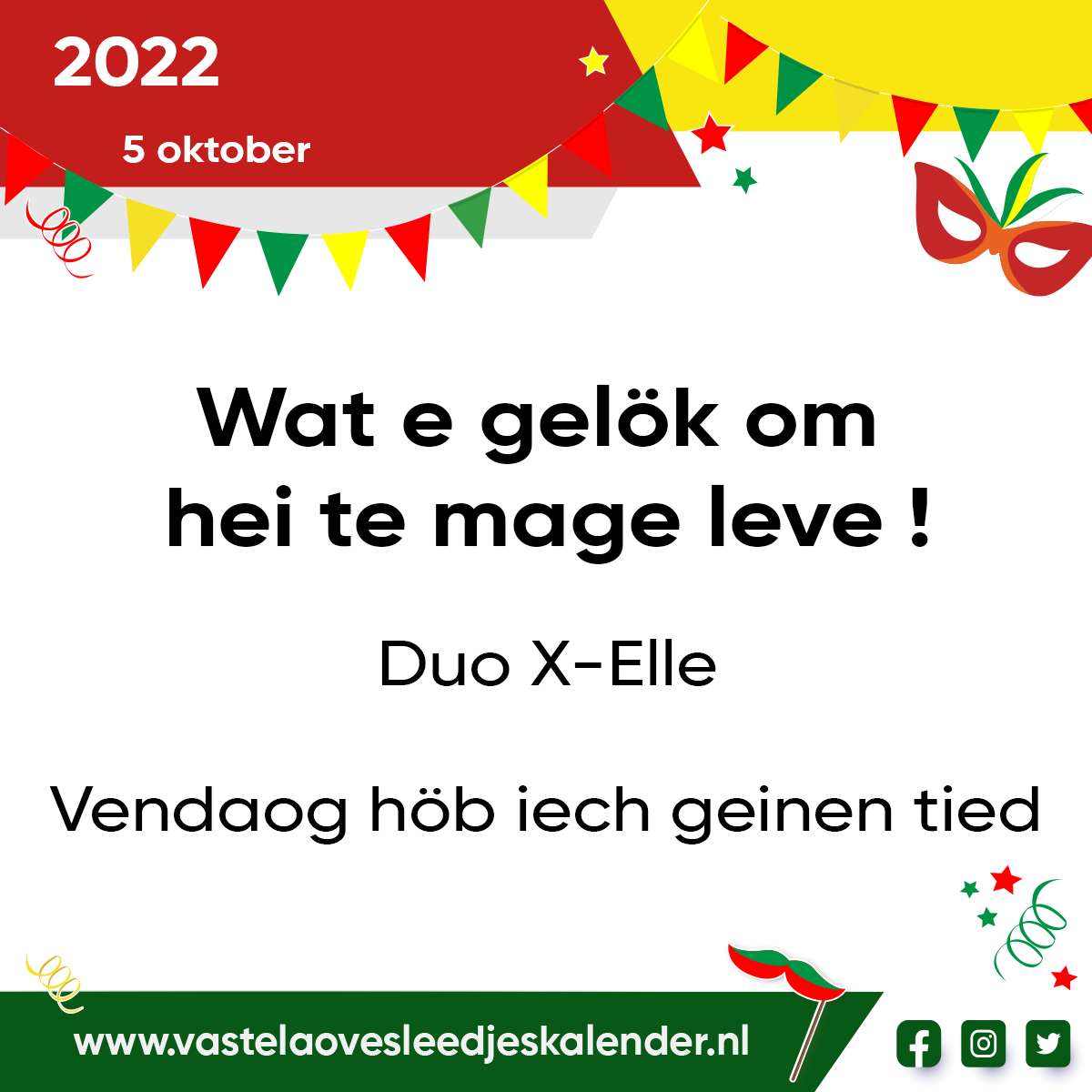 Wat e gelök om hei te mage leve !