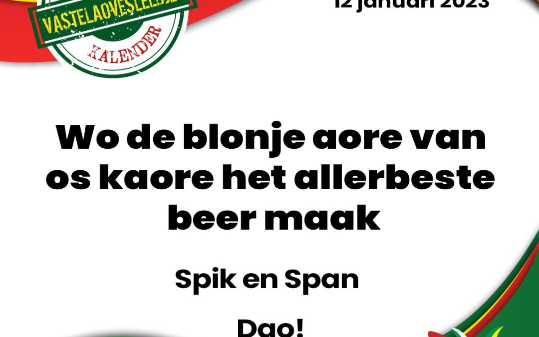 Wo de blonje aore van os kaore het allerbeste beer maak