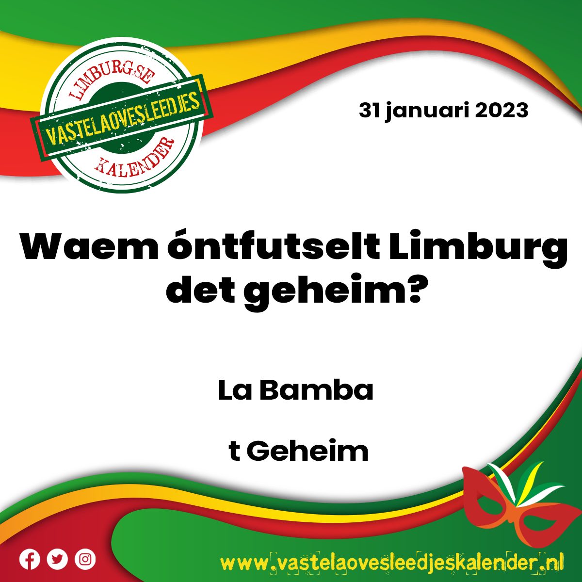 Waem óntfutselt Limburg det geheim?