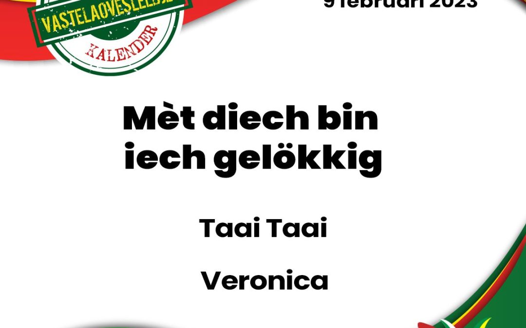 Mèt diech bin iech gelökkig