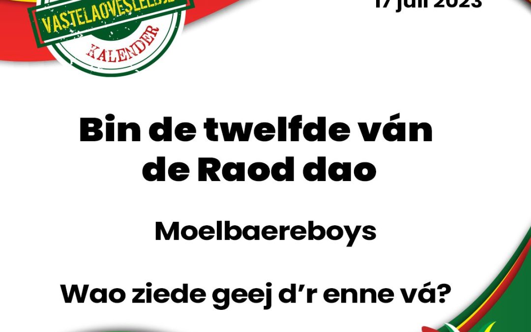 Bin de twelfde ván de Raod dao