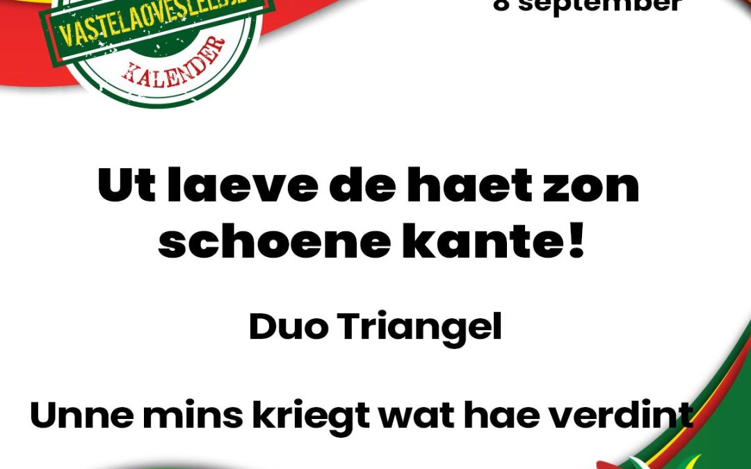 Ut laeve de haet zon schoene kante!