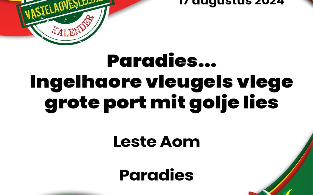 Paradies… Ingelhaore vleugels vlege grote port mit golje lies