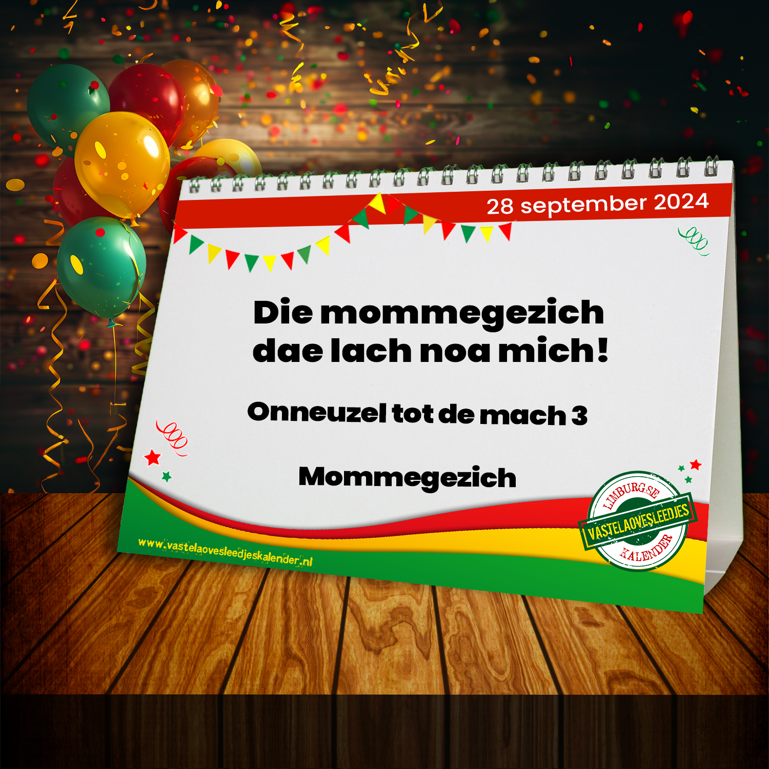 Die mommegezich dae lach noa mich!