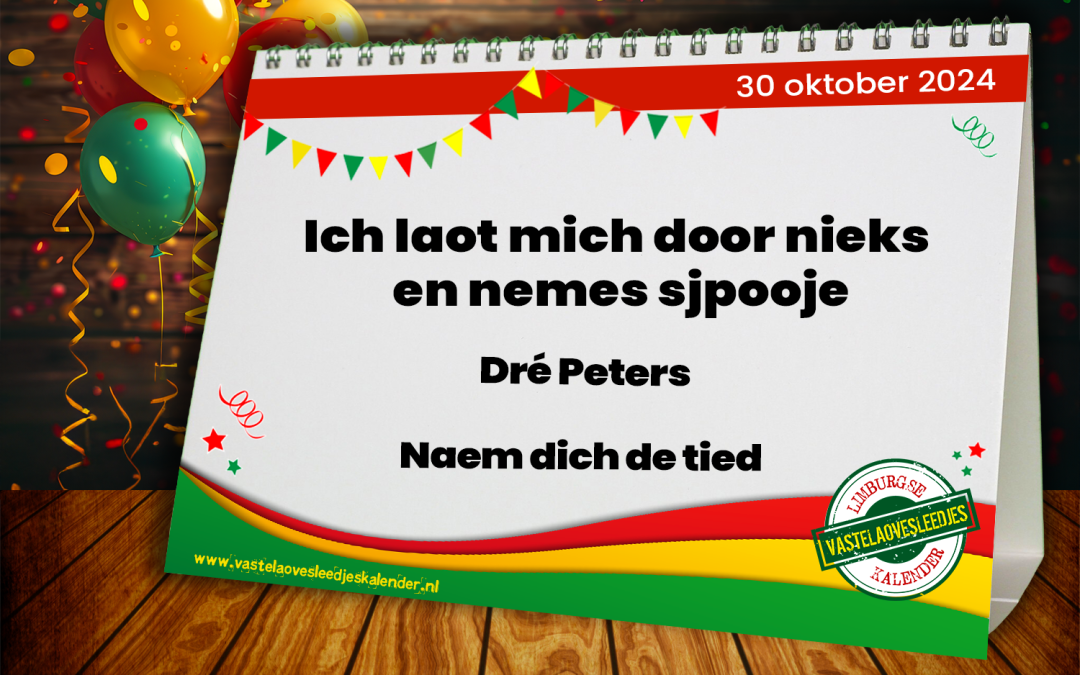 Ich laot mich door nieks en nemes sjpooje