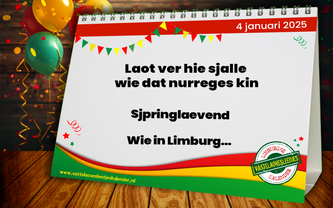 Laot ver hie sjalle wie dat nurreges kin