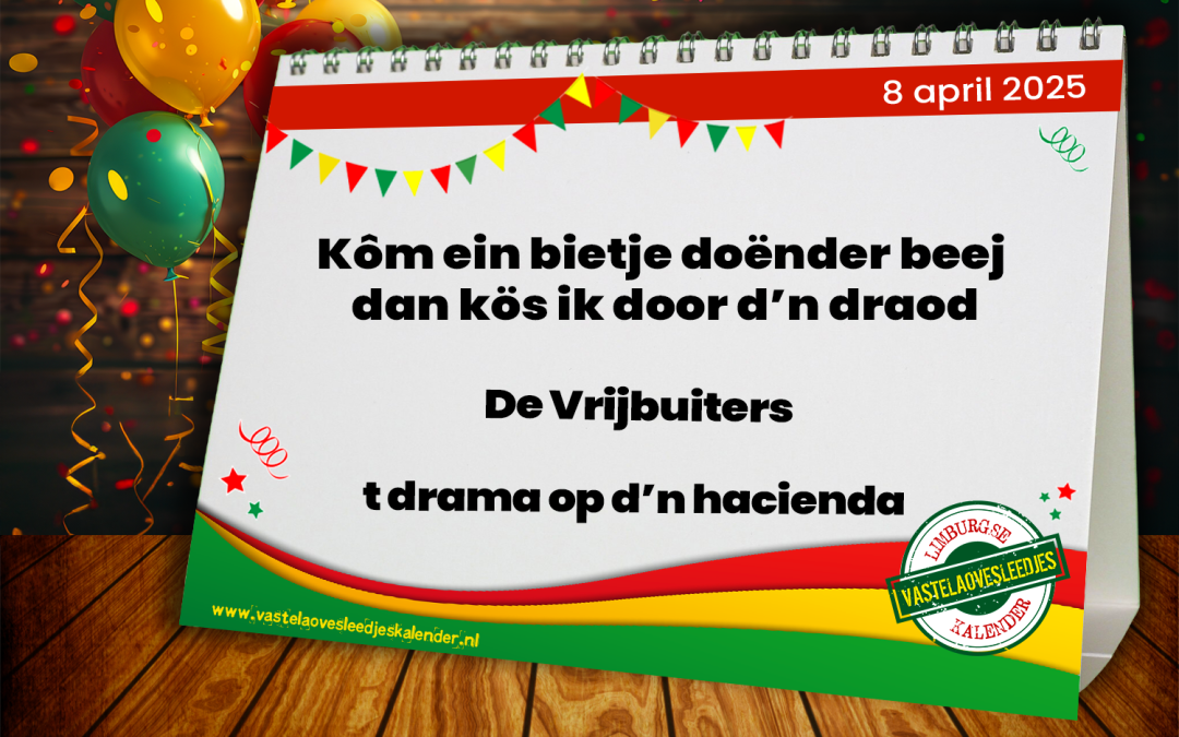 Kôm ein bietje doënder beej dan kös ik door d’n draod