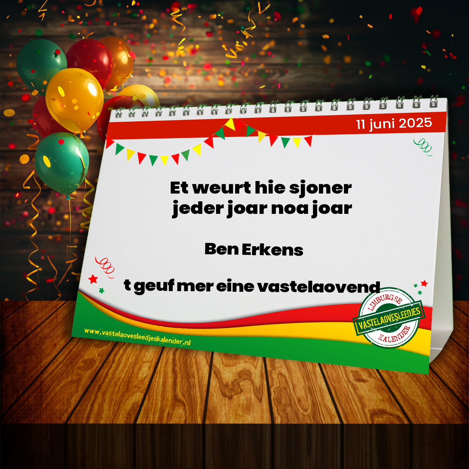 Et weurt hie sjoner jeder joar noa joar