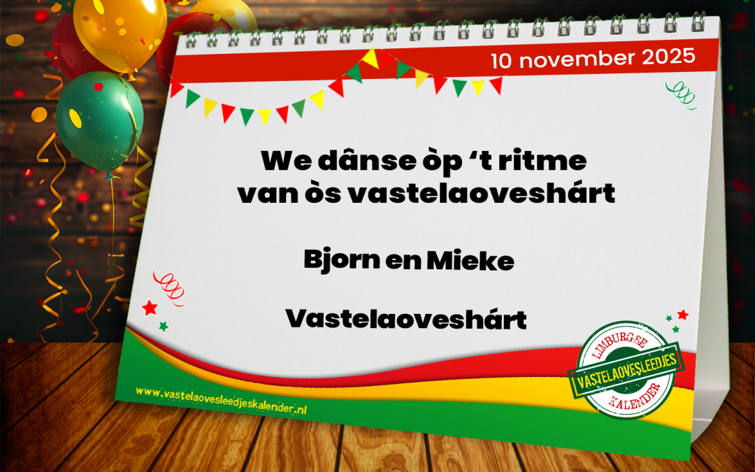 We dânse òp ’t ritme van òs vastelaoveshárt