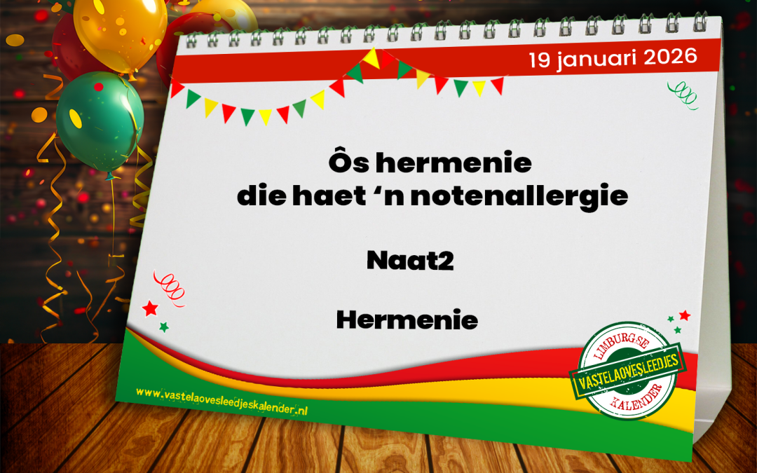 Ôs hermenie die haet ’n notenallergie