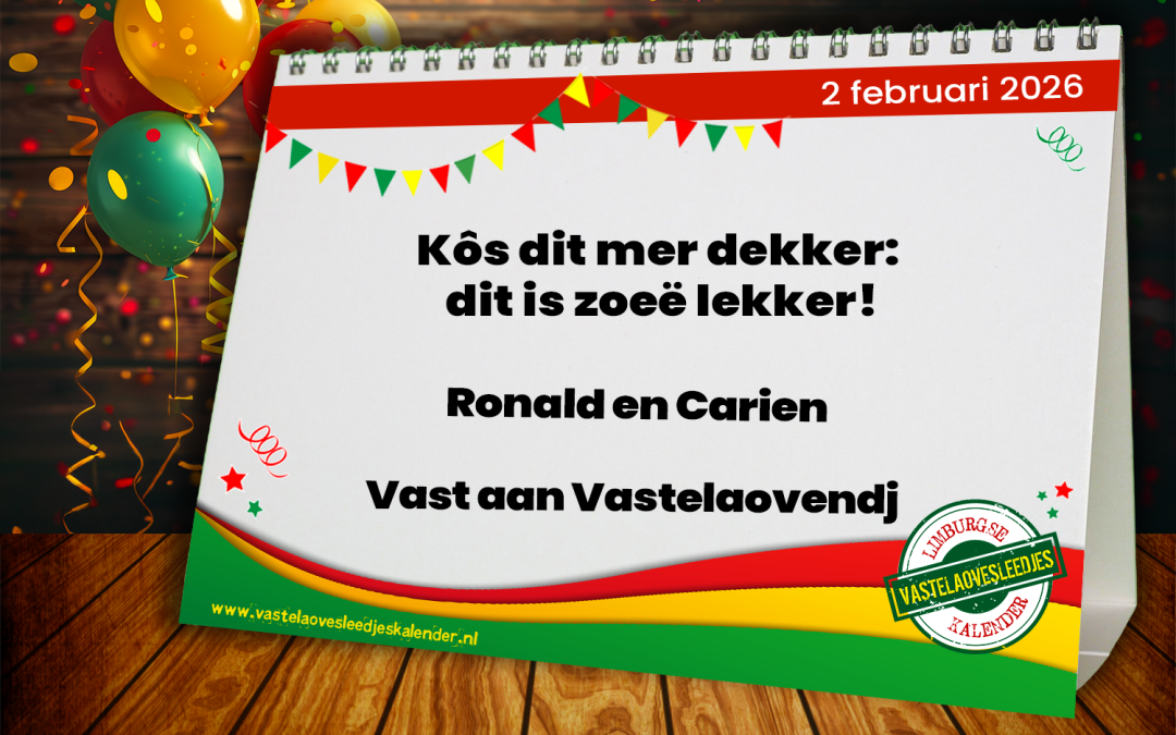 Kôs dit mer dekker: dit is zoeë lekker!