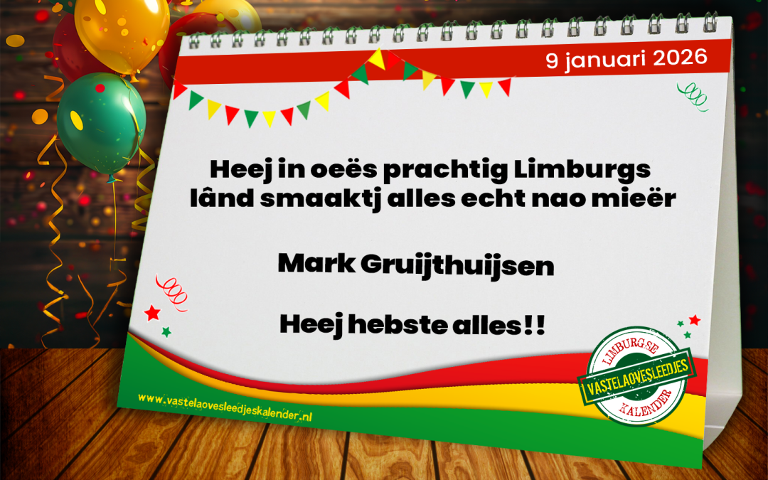 Heej in oeës prachtig Limburgs lând smaaktj alles echt nao mieër